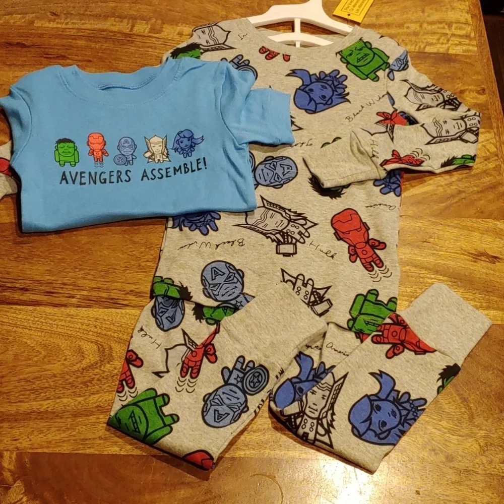 NWT Avenger 3 Piece Pajama Set